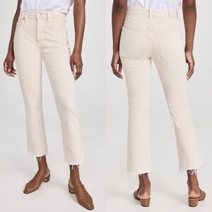 Citizens Of Humanity Isola Cream Boot Cut Ankle Denim Jeans High Waist Western